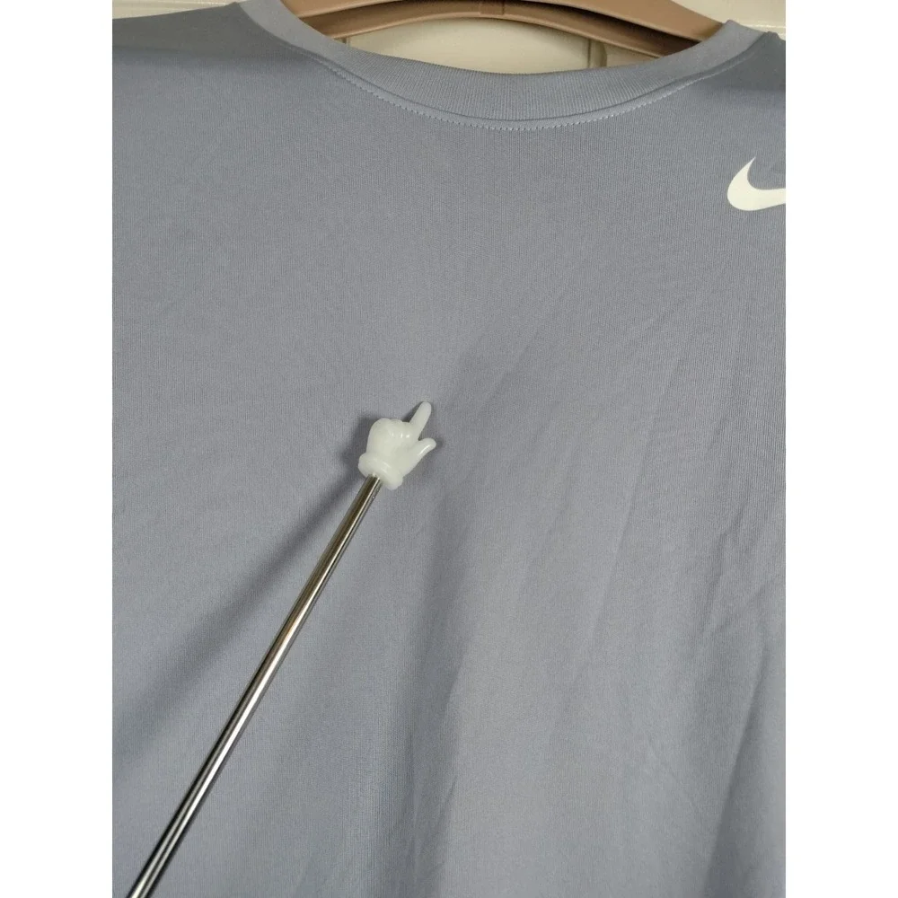 New Without Tags Women's Nike Dri-FIT Training T-Shirt Indigo Haze Purple Gray S